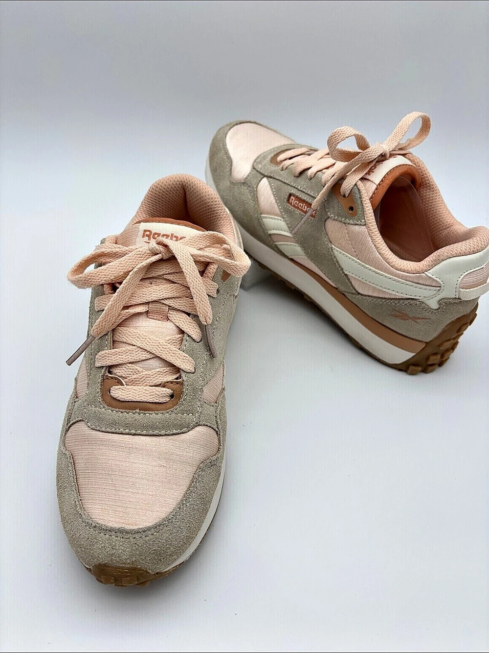 Reebok Classic Women’s 7.6 Leather Legacy Women's Sneakers Pink & Gray #788